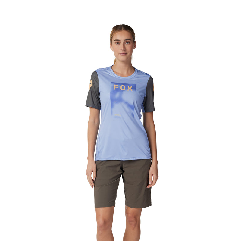 Fox Womens Ranger Short Sleeve Jersey - Taunt - Tulip - SS24