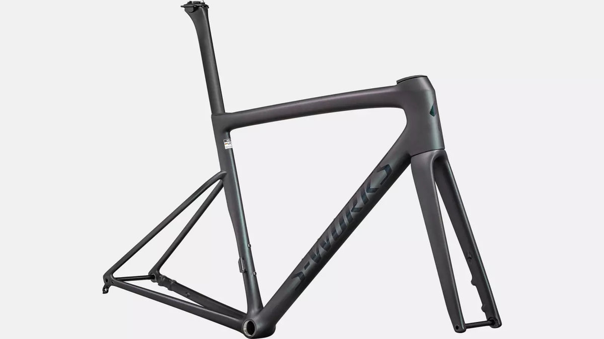 Specialized Tarmac SL8 S-Works Frameset - Satin Carbon/Black Tint Over Chameleon Blend/Supernova