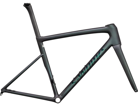 Specialized Tarmac SL8 S-Works Frameset - Satin Carbon/Black Tint Over Chameleon Blend/Supernova