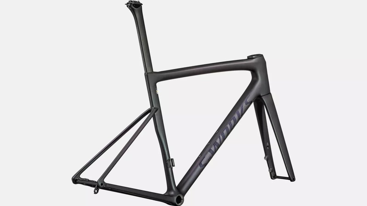 Specialized Tarmac SL8 S-Works Frameset - Satin Carbon/Black Tint Over Chameleon Blend/Supernova