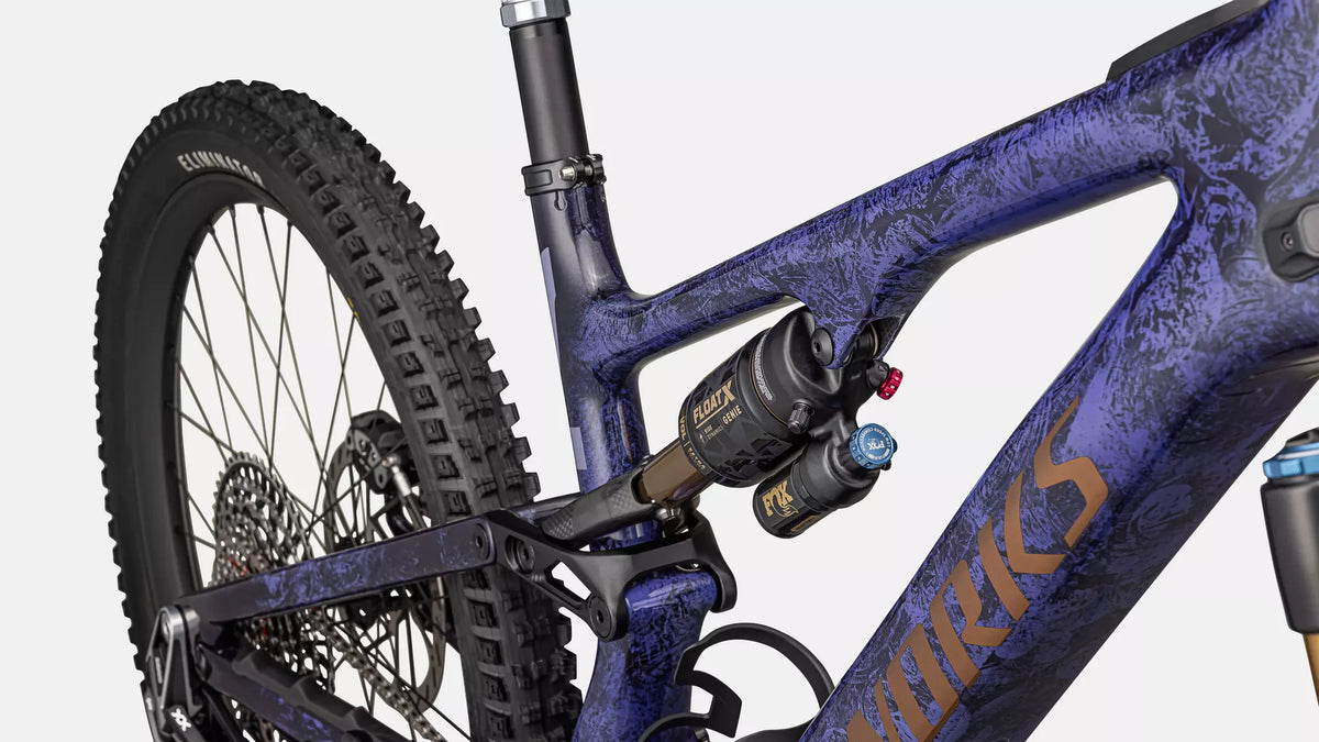 Specialized S-Works Turbo Levo SL - Powdered Indigo/Grey Impasto/Midnight Shadow/Bronze