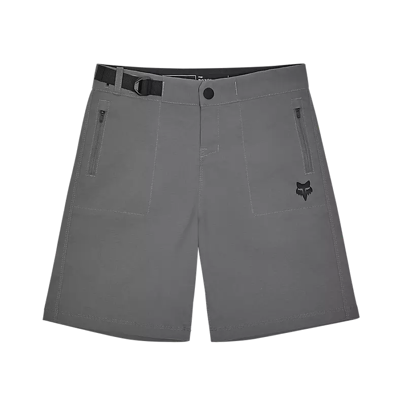 Fox Youth Ranger Shorts With Liner - Pewter Grey - AW24