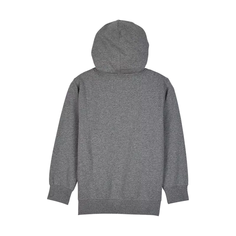 Fox Youth Scans Fleece Pullover Hoodie - Heather Graphite Grey SS24