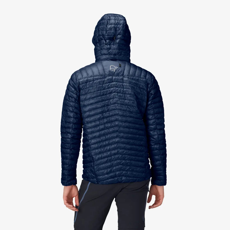 Norrona Trollveggen Superlight Down 800 Hood Jacket - Indigo Night AW24