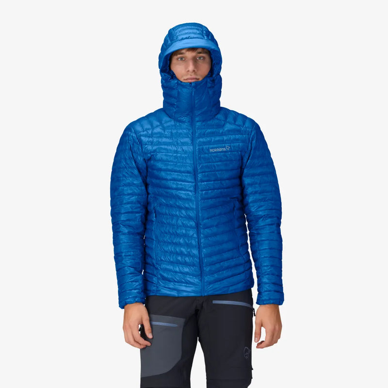 Norrona Trollveggen Superlight Down 800 Hood Jacket - Skydiver AW24