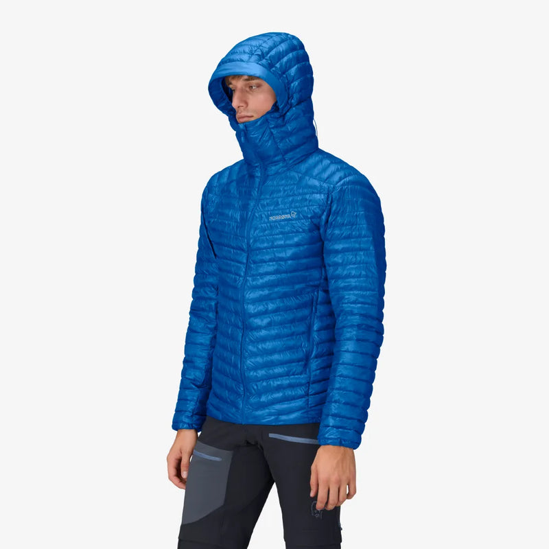 Norrona Trollveggen Superlight Down 800 Hood Jacket - Skydiver AW24